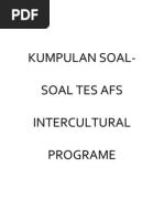 Perkiraan Soal Tes Plus Jawaban (Afs)