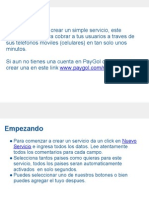 Creando Tu Primer Servicio en Paygol