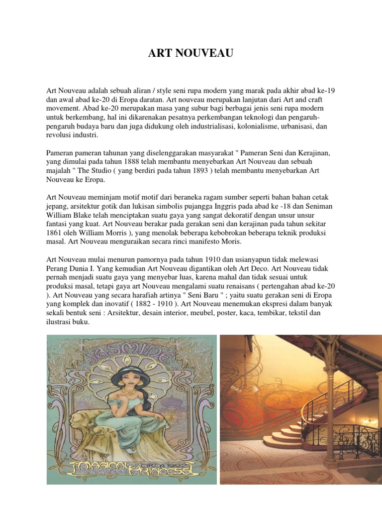 Art Nouveau | PDF