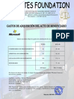 3 Gastos de Adquisición Del Acto de Beneficiario