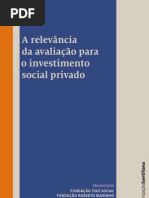 Avaliação investimento