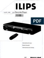 Manual Philips CDR765