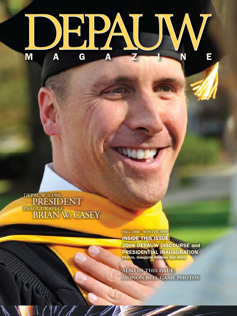 Fall 2008 DePauw Magazine PDF Curriculum University