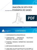 Determinación de BTX Por Cromatografía de Gases: Diego E. Montesdeoca Espín
