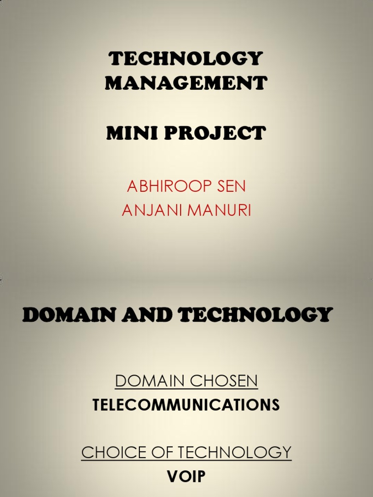 VoIP Technology in Telecommunications | PDF | Voice Over Ip | Telephone