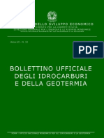 Bollettino Ufficiale Degli Idrocarburi