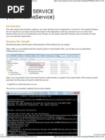 A Basic Windows Service in C# 