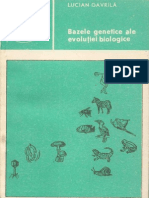 319 Lucian Gavrilă - Bazele genetice ale evoluţiei biologice [1990]