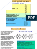 Clas - Quimica Rocas