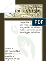 brochure for camp wish