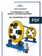 Plus Beam Roll Over Manual Welding Equipment PSL Engineering PVT LTD