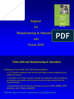 VISION 2020 TECH VISION FOR US CHEMICAL INDUSTRY