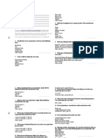 Questionnaire FlangeJjoints