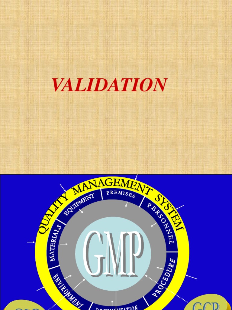 Pharmaceutical Validation Overview | PDF | Verification And Validation ...