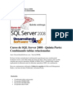 Curso de SQL Server 2008 - Quinta Parte Combinando Tablas Relacionadas