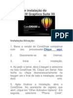 Tutorial de instalação do CorelDRAW Graphics Suite X6