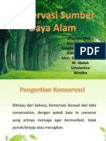 Konservasi Sumber Daya Alam