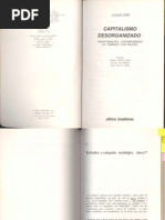 Claus Offe - Capitalismo Desorganizado