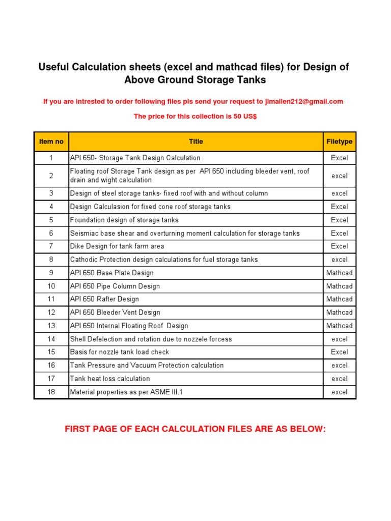 Storage Tanks Calculations | PDF | Thermal Conductivity | Heat Transfer