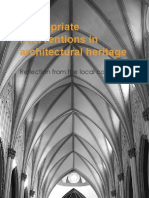 Appropriate Interventions in Architectural Heritage: Reflection From The Local Context