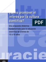Como Promover El Interes Por La Cultura Cientifica (Unesco 2005)