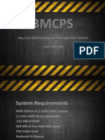 BMCPS: Bay City Mall Parking Lot Management System User Manual