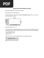 Download Membuat Desain Kartu Nama Dengan Corel Draw by Tukang Kebun SN138445673 doc pdf