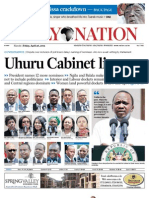 Friday 26th April 2013 Daily Nation