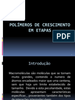 Polímeros de crescimento em etapas