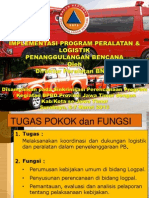 BNPB - Dir. Peralatan & Logistik PB - Implementasi Program Peralatan & Logistik PB