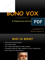 Bono Vox: A Famous Eco Activist