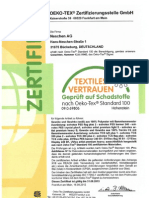 Zertifikat --Ko-tex 100 - Solvotex Pes Banner 240