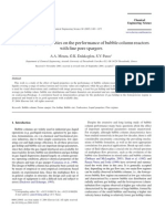 Effect of Liquid Properties on the Performance of Bubble Column Reactors