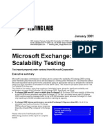 Microsoft Exchange Scalability Testing