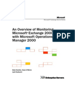 Monitoring Exchange 2000 Server With Microsoft Operations Manager 2000