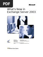 What's New in Exchange 2003