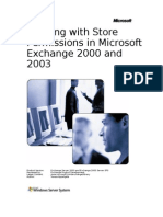 Working With Store Per Missions in Microsoft Exchange 2000 and 2003