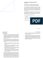 IAS 01 Revised 1997 Presentation of Financial Statements