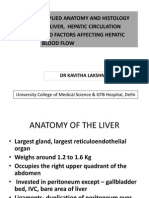 Anatomy and Blood Flow of Liver