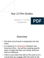 Year 12 Film Studies US Comparison SOW