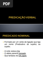 Predicacao Verbal
