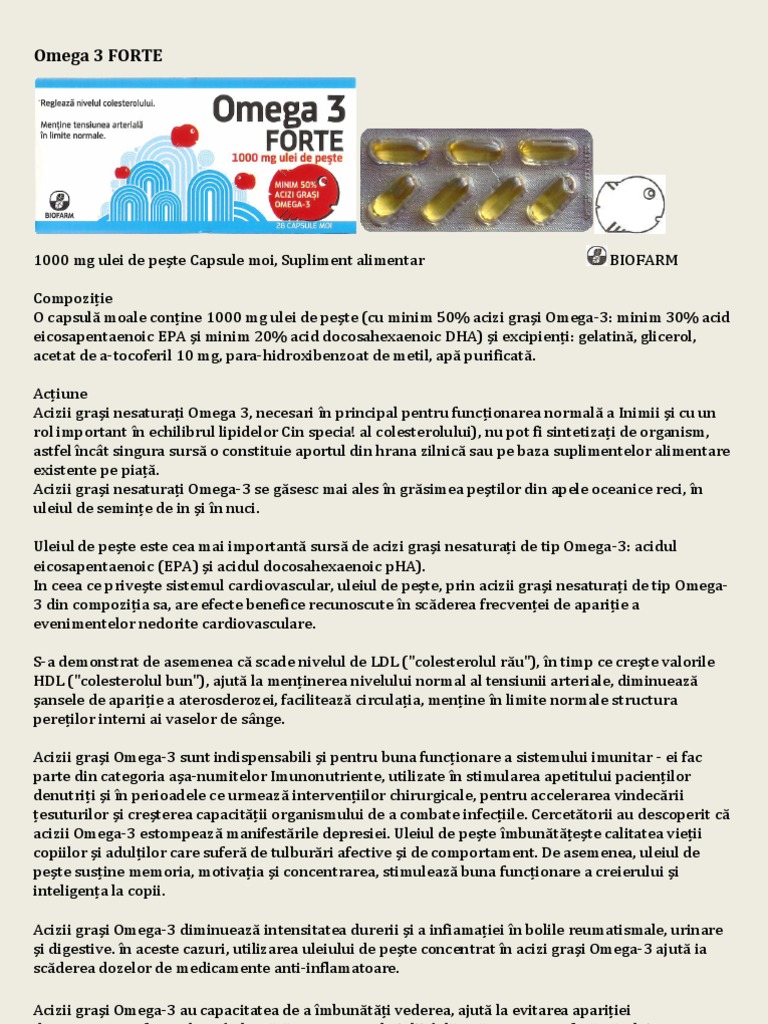 Prospect Omega 3 Forte PDF