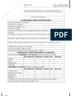 Pauta de Observación Psicopedagogica