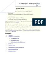 Gestion de La Production