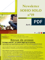 Newsletter Soho Solo n19 Avril09