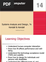 Kendall7e - ch14 Human Computer Interface