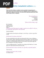 Download Complaint Letters by DUL SN13850884 doc pdf