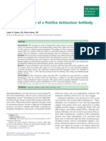 The Clinical Utility of A Positive Antinuclear Antibody Test Result1