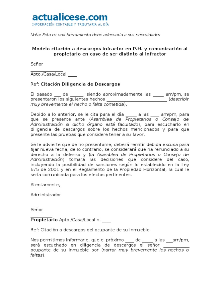 Acta De Hechos Pdf - New Sample x