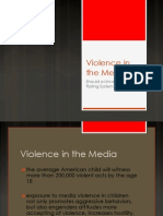 Violence in The Media: Should A Universal Media Rating System Be Adopted?